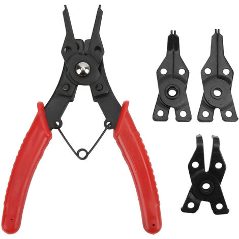 Cimeton Assortiment de 261 pinces à anneau 4 en 1 et anneaux de retenue comprenant une pince et 12 tailles d'anneaux de retenue pour circlips pour travaux de réparation automobile et moteur