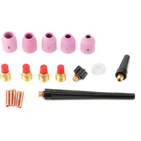 Kit De Lentilles À Gaz Tig Torche De Soudage Tig Avec Coupelle En