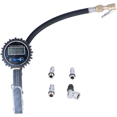 Jeffergarden 200PSI 14BAR gonfleur de pneu compteur LCD affichage manomètre de gonflage avec lumière LED pour voiture Van moto Dirt Bike (1/5)