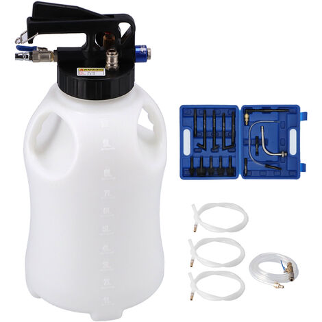Jeffergarden Distributeur pneumatique de remplissage d'huile de  Transmission automatique, Kit d'outils de changement de fluide d'huile  moteur 10L
