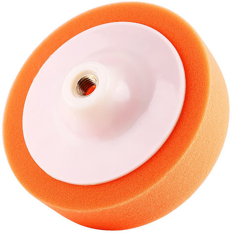 Jeffergarden 1 Pc 6 "(15 cm) éponge polissage polissage cire tampon roue pour voiture polisseuse tampon Orange (1/5)