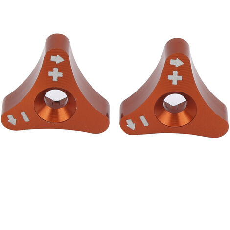 Jeffergarden Boulon d'amortisseur avant, bouton de fourche réglable de remplacement pour 250EXC 250EXCF 250SX 250SXF 250XC (Orange) (1/5)