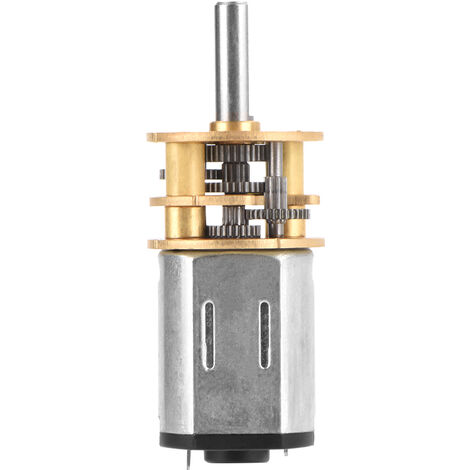 GARRYFIZH Moteur électrique à boîte de vitesses GA13N20 DC6V / 12V pour modèles réduits de voitures/robots/bricolage (12V 60RPM) (1/5)