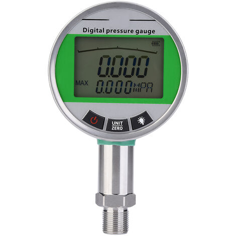 Jeffergarden Manomètre hydraulique numérique en acier inoxydable, 01,6 MPa, avec connecteur M201.5 (1/5)