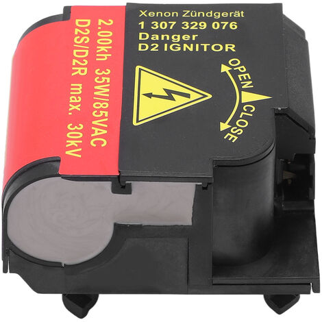 GARRYFIZH Module d'allumage de phare au xénon C2S15080 de remplacement pour BMW Série 5 E60 525i M54 2004-2005 Rouge 1307329076 (1/5)