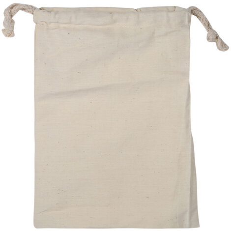 Jeffergarden Ménage Uni Coton Cordon De Rangement Sac Linge Sac De Rangement pour Voyage La Maison 15 20CM (1/5)