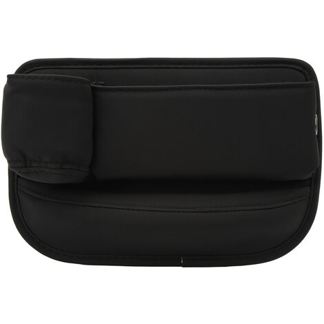 Organisateur D'Espace Siège Auto LSJX - 2 Pièces Noir - Rangement Console Centrale