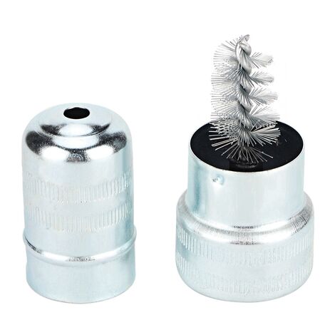 Jeffergarden Nettoyeur de bornes de batterie de voiture, brosse de nettoyage de la saleté et de la Corrosion, outil de nettoyage à la main (1/5)