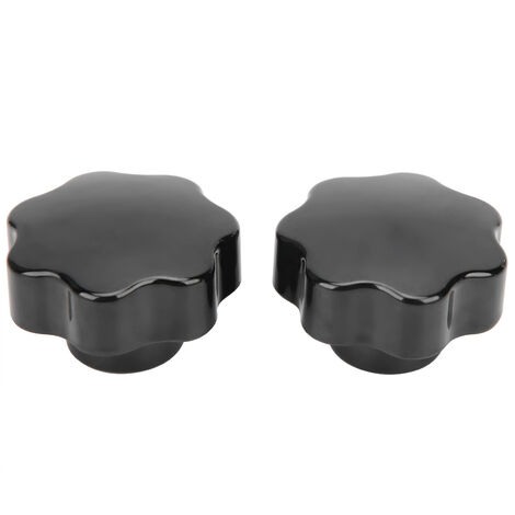 Jeffergarden 2Pcs Female Thread Clamping Knob 7 Star Head Nuts Industrial Accessories M12 x 65 (1/5)