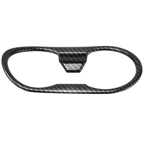 Garniture Couvercle Porte-gobelet RAV4 2019-2021 - Autocollant Fibre Carbone Noir Brillant