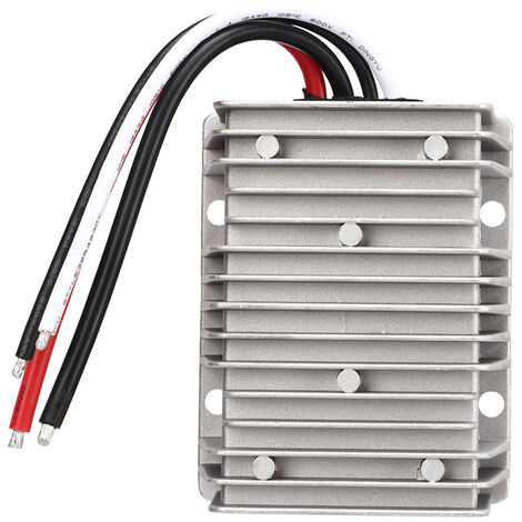 Jeffergarden Convertisseur réducteur de tension CC 8 V-40 V à 13,8 V 25 A 345 W IP68 module de transformateur de régulateur étanche pour voiture, bateau, yacht, chemin de fer, aviation (1/5)