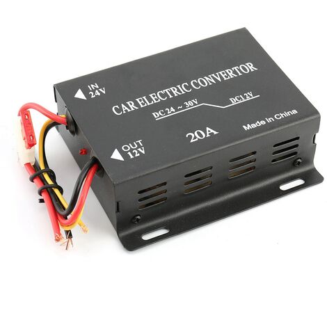 Convertisseur D'alimentation De Voiture 20A, Transformateur Abaisseur 24v A 12v Type Allume Cigare 88701866 Convertisseur D'alimentation De Voiture 20A, Transformateur Abaisseur 24v A 12v Type Allume Cigare 88701866