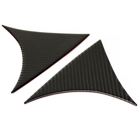 GARRYFIZH Ailerons latéraux de lunette arrière, ailerons arrière adhésifs en fibre de carbone, paire de rechange anti-usure pour Mazda3 Axela 2014-2018 (1/5)