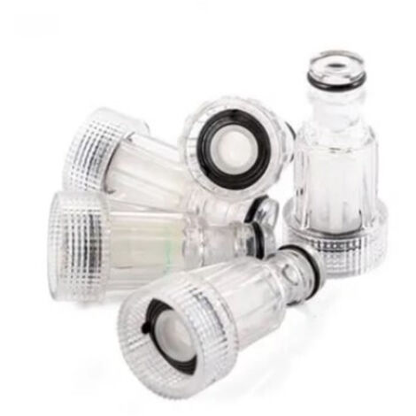 Jeffergarden Filtre à eau pour lave-linge de voiture, 3/4 pouces de diamètre, détachable, facile à nettoyer, outil de connexion pour Machine à laver, 5 pièces (1/5)