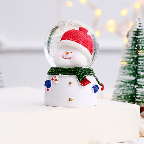 Boule à Neige Personnalisable Avec Photo - Veilleuse LED Couleur Changeante, Socle Bois, Cadeau De Noël Pour Famille Et Amis