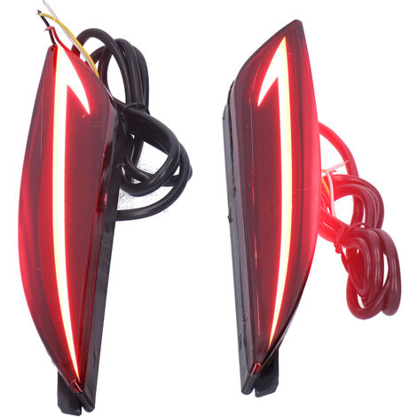 Jeffergarden Feu de pare-choc arrière LED, 2 pièces, feu de stop, clignotant, adapté à Hyundai Sonata 2010 – 2015 (1/5)