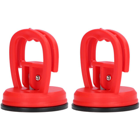 Jeffergarden Ventouse,Extracteur de ventouse à grande traction, 2 pièces, boucle à une main, levage de ventouse pour carreaux de céramique, coque de voiture, outil de démontage de téléphone rouge (1/5)