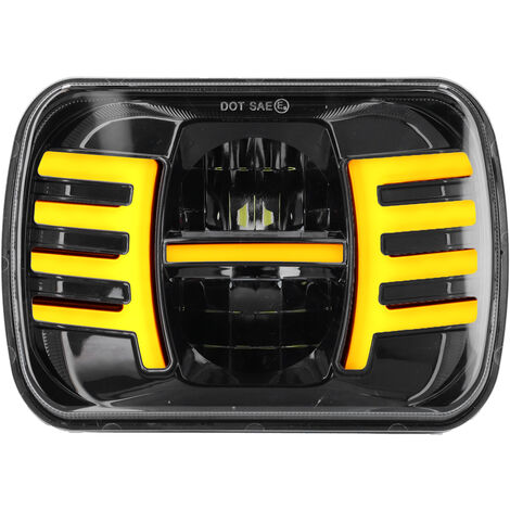 Phare LED 7 Pouces Feux De Jour DRL Clignotants Halo Rond - Lampe Universelle Pour Jeep Wrangler