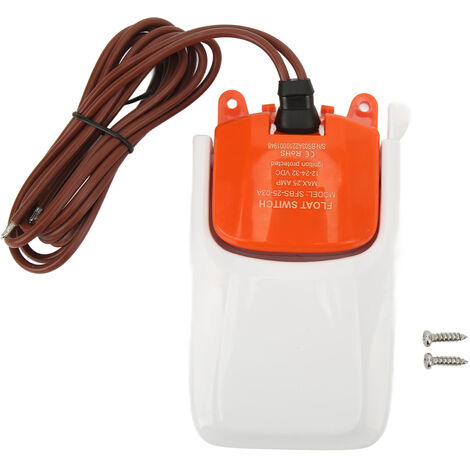 Jeffergarden Interrupteur à flotteur de bateau 12V 24V 32V, bonne étanchéité, pompe de cale Submersible Marine, interrupteur automatique (1/5)