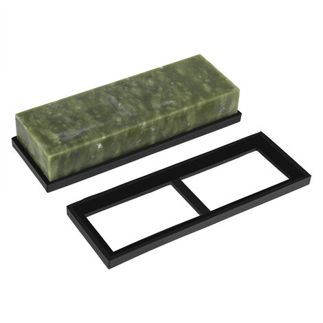 Pierre à Aiguiser Double Face 200/600 Naturelle – Grain Grossier & Moyen 200x50x25mm