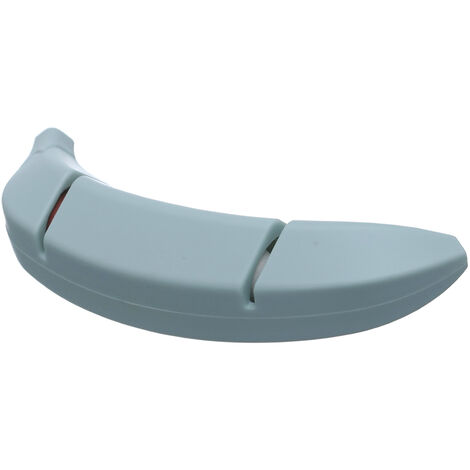 Jeffergarden Aiguiseur,Aiguiseur de couteaux de cuisine à 2 fentes, outil d'afftage de lame, Design banane, décor gris Standard (1/5)