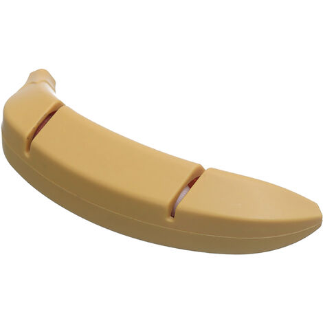Jeffergarden Aiguiseur,Aiguiseur de couteaux 2 fentes couteaux de cuisine affter la lame outil d'afftage banane Design décor jaune Standard (1/5)