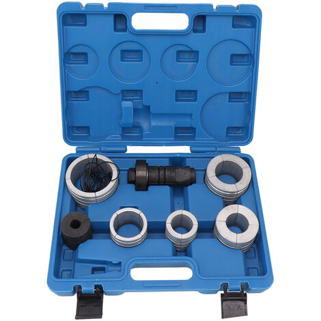 Jeffergarden Ensemble d'outils d'extension de tuyau d'échappement de 28 mm, 1-5/8 à 4-1/4 pouces, épandeur de tuyau de silencieux, kit d'outils de voiture automobile pour tube de tuyau d'échappement (1/5)