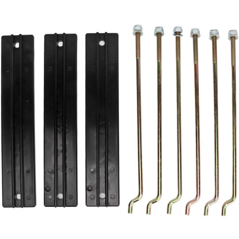 Jeffergarden Kit de plaque de maintien de batterie avec écrou de rondelle de tige 101090801 de remplacement pour voiturettes de golf électriques Club Car DS (1/5)
