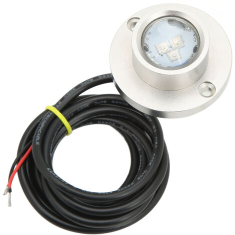 Jeffergarden Lumière LED sous-marine Marine DC 12 V 24 V en acier inoxydable universel adapté pour bateau Yacht éclairage au bord de l'eau blanc (1/5)