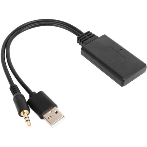 Jeffergarden Adaptateur Bluetooth 5.0 AUX, Transmission sans perte, Radio Plug and Play, récepteur de cble Aux pour séries 1 3 5 6 7 (1/5)