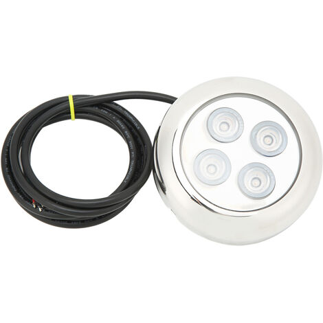 Jeffergarden Lumière sous-Marine Marine 60 ° Angle IP68 étanche eau de mer intérieur dme éclairage lampe de piscine RGB 11.5W (1/5)