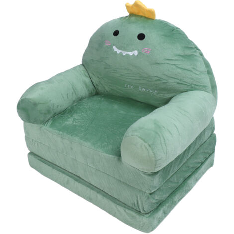 GARRYFIZH Canapé-lit pliable pour enfants, motif dinosaure mignon et confortable, 3 couches, idéal pour les tout-petits. (1/5)