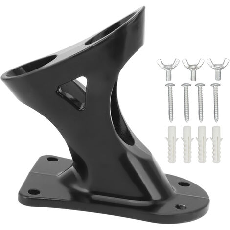 Lot de 2 supports de parasol de balcon en alliage d'aluminium pour
