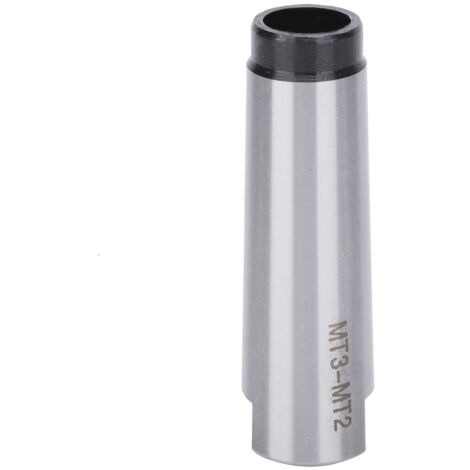 GARRYFIZH Manchon conique Morse, manchon moyen Adaptateur cône MT3 à MT2 manchon de mandrin de réduction pour fraisage au tour, précision 0,015 mm, dureté 50 HRC