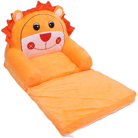 Canapé-Lit Pliable Enfant 3 Niveaux Dinosaure - Peluche Douce, Multifonction Lecture Jeu Sieste
