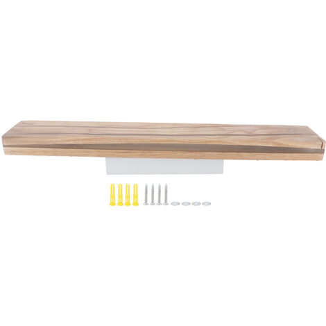 GARRYFIZH Applique murale LED en bois avec miroir pivotant, lampe de chevet 7W 110-265V (1/5)
