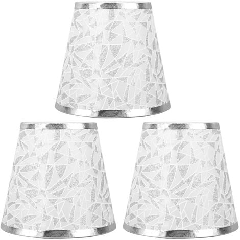 Abat Jour Luminaires Centrakor Lot De 2 Abat-jour Tonneau En Tissu - Pour Lampes E14 (rouge) Petite Abat Jour Lustre