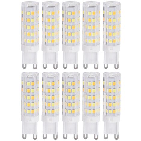 GARRYFIZH Lot de 10 ampoules LED G9 220V à intensité variable en céramique, remplaçant les ampoules halogènes pour lustre. (1/5)
