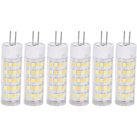 GARRYFIZH Lot de 6 ampoules G4 3 couleurs 220V, petit plafonnier/applique murale pour la maison ou le bureau (1/5)
