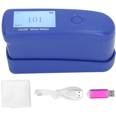 Jeffergarden LINSHANG – compteur de brillance numérique LCD, testeur de brillance de Surface de peinture, Glarimètre pour pierre et métal (1/5)