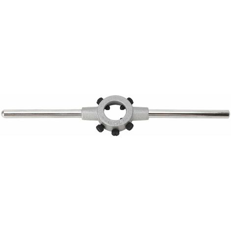 Porte-clé à Poignée De Filière Réglable En Acier Allié - Outil De Taraudage Manuel Robuste 55x22mm Pour Machinistes Et Réparations Précises