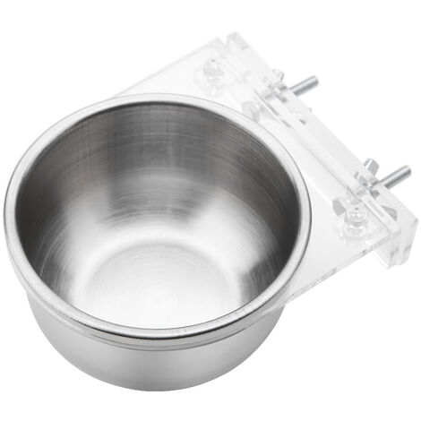 GARRYFIZH Cage à oiseaux, distributeur d'eau et de nourriture, support de bol, perroquet, perruche, accessoires (1/5)