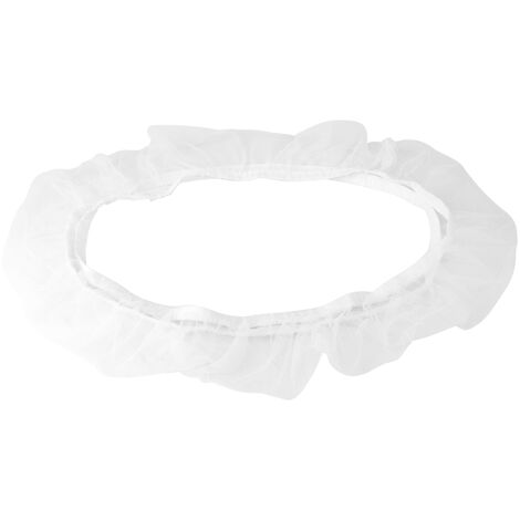 Jeffergarden Filet à mailles aérées lavable en Machine, accessoire pour Cage à oiseaux, couverture en tissu, attrape-graines, protection (blanc), grande taille (1/5)