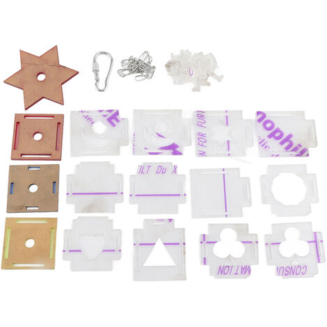 Jeffergarden Acrylique hexagramme multicouche oiseau mordant alimentation bol alimentaire perroquets recherche de nourriture jouet fournitures pour animaux de compagnie accessoire (1/5)