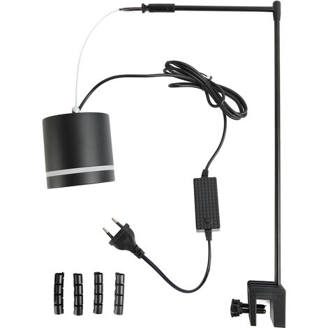 Jeffergarden Lampe LED pour Aquarium, haute luminosité, perles, support pour Aquarium, décoration, prise ue, 220-240V