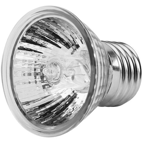 Jeffergarden Lampe chauffante pour Aquarium, 220-240V, accessoire pour reptiles, lézards, tortues (50W), 1 pièce (1/5)