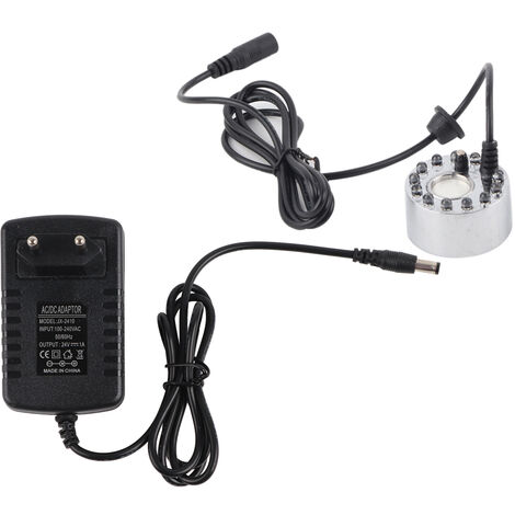 YALIKESI Brumisateur Fontaine 12 LED Couleurs Changeantes - Atomiseur Ultrasons Puissant Pour Bassin, Piscine Intérieure Et Extérieure