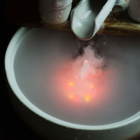 Brumisateur Fontaine 12 LED Multicolores Ultrasons – Fogger Piscine, Étang, Fontaine Intérieur/Extérieur