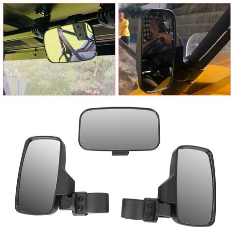 TESNN 1 rétroviseur central universel 1,75 UTV/ATV avec verre trempé TESNN 1 rétroviseur central universel 1,75 UTV/ATV avec verre trempé