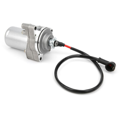 Jeffergarden Moteur de démarrage à 3 goujons, support supérieur 12T, démarreur adapté pour PIT Quad Dirt Bike ATV 90cc 110cc 125cc (1/5)